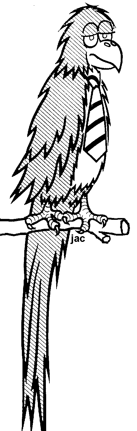 logo: P.T. Parrot, Joel's advisor